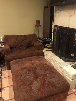 Chair and ottoman $100 Need Gone!