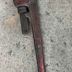 18” Ridgid Pipe Wrench
