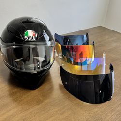 AGV K3 Motorcycle Helmet With 5 Visors And Pinlock