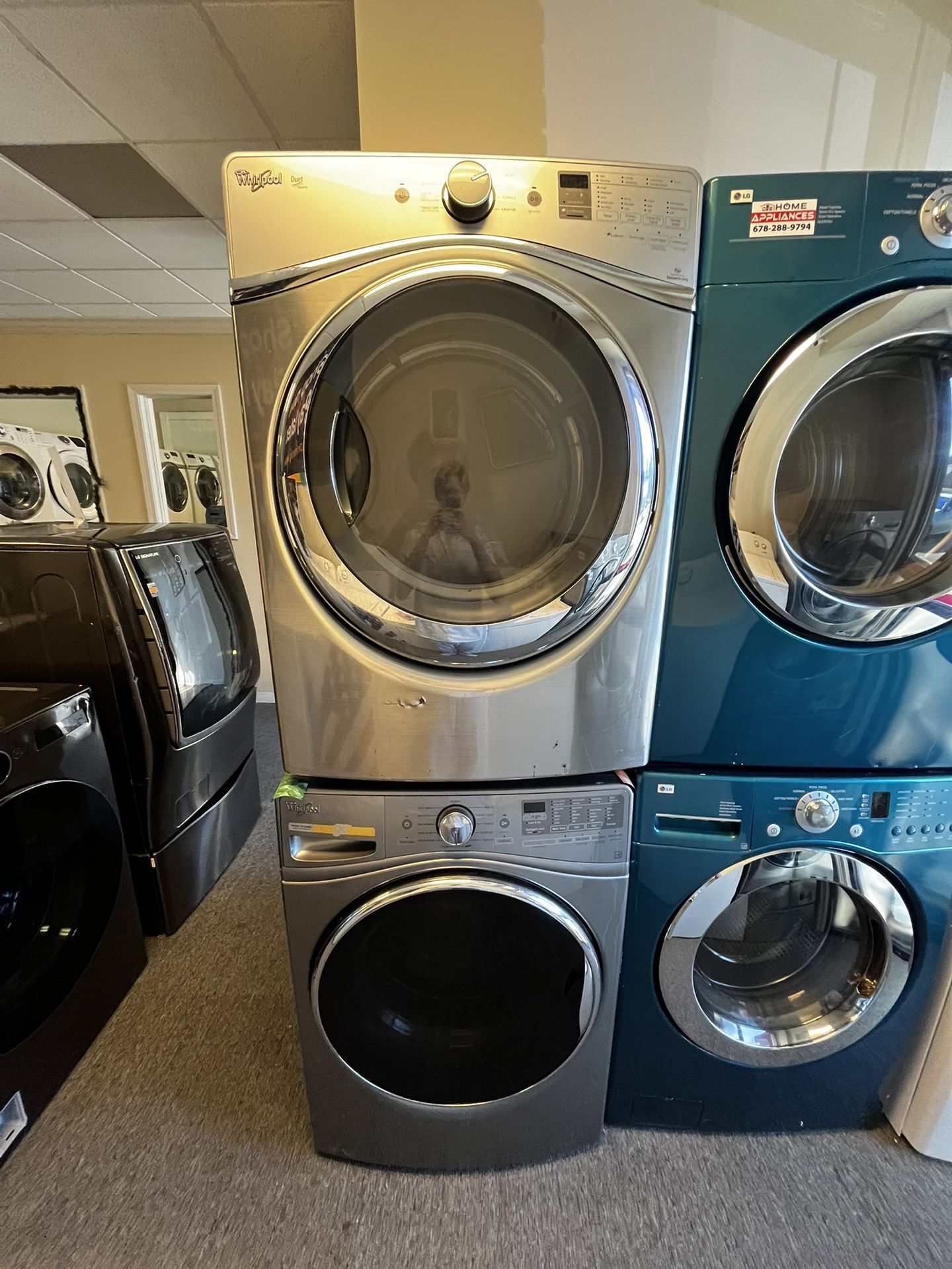 Whirlpool Grey Front Load Set