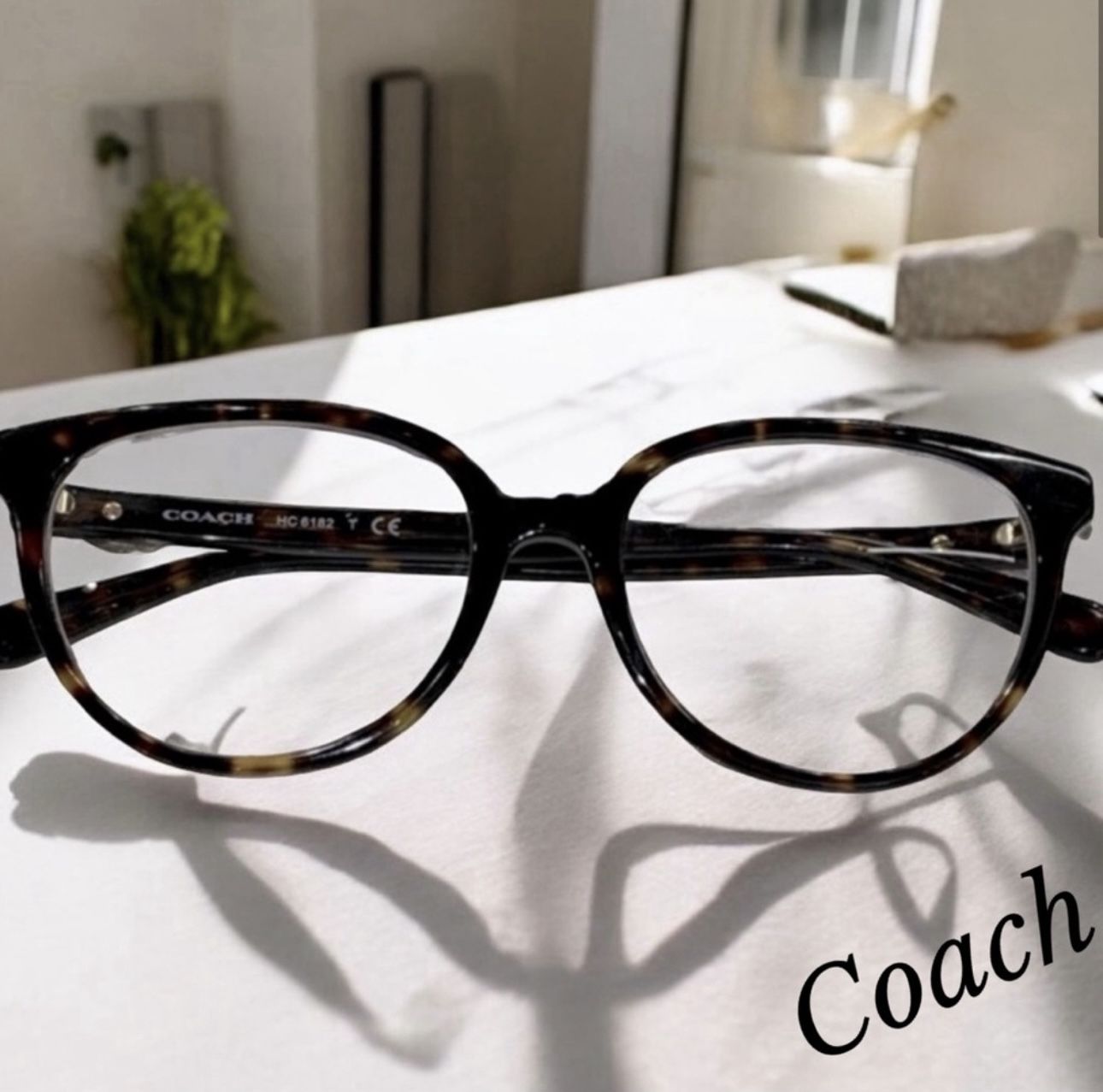 Coach Tortoise Eyeglasses EUC