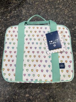 Roller Rabbit Hanging Travel Organizer Bag Hearts
