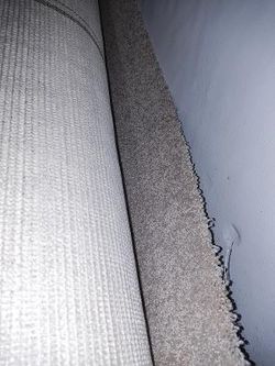 1 Roll Off White Carpet New - As Is