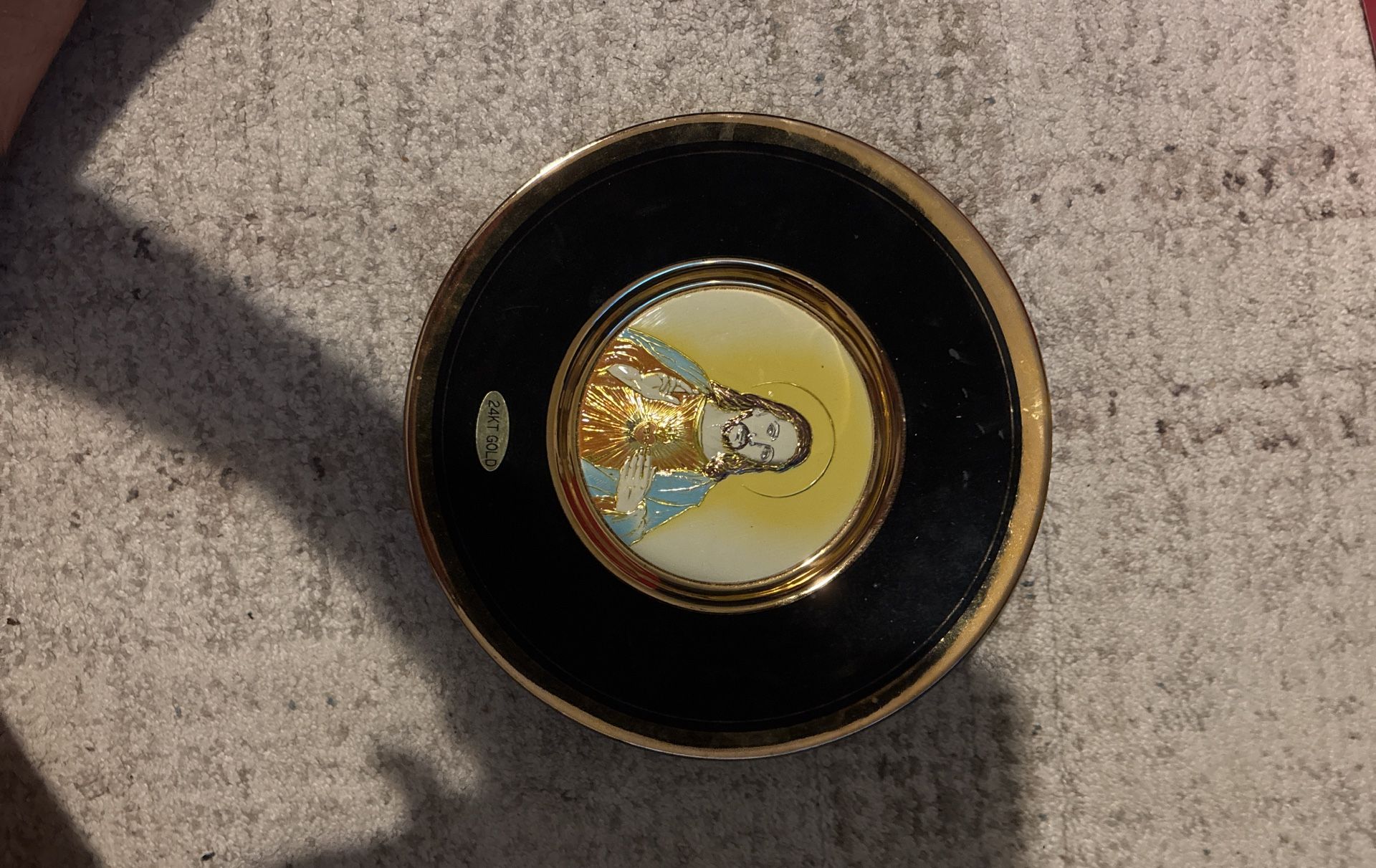 24kt Gold Decorative Piece