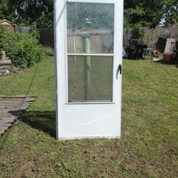 Storm Glass Door 