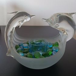 Partylite Dolphin Candle Holder