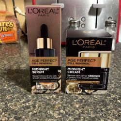 L’Oréal Midnight Cream & Midnight Serum-2 Items!($51.86+Value)