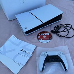 Ps5 console with nba 2k25