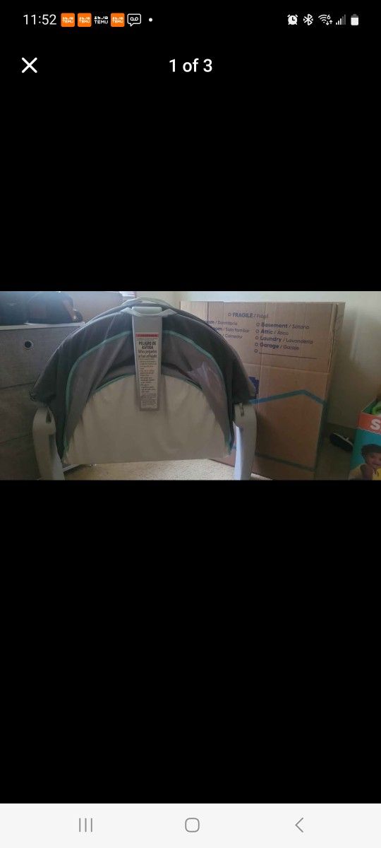Fisher Price On The Go Bassinet/portable Dome