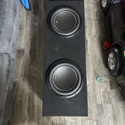 JL Audio 12W6v3 Subwoofers In Box