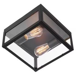 Hampton Bay Hurley 10in Outdoor Ceiling Light