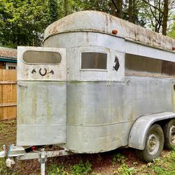 1955 Thoro-bilt 2 Horse Trailer