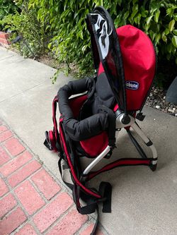 Chicco SmartSupport Backpack Hiking Carrier (Red/Black) - Used Once