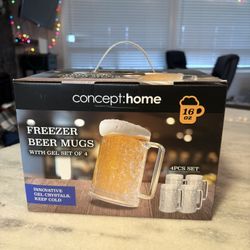 Freezer Beer Mugs 16oz