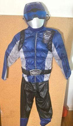 Kids Power Rangers Beast Morphers Blue Ranger Costume - Size Small 4-6