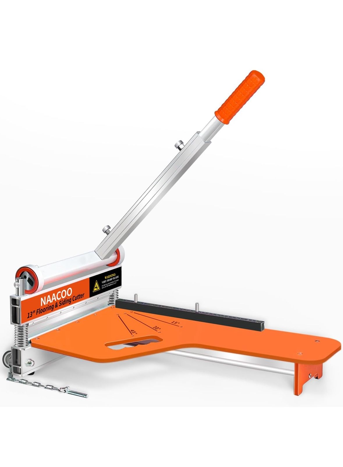 Laminate/Vinyl Floor Cutter, 13” Vinyl Plank Cutter with Wheel – Just 1 Step Meet Angle&Length Cutting, Flooring Tools - Cuts Laminate Floor, Engineer