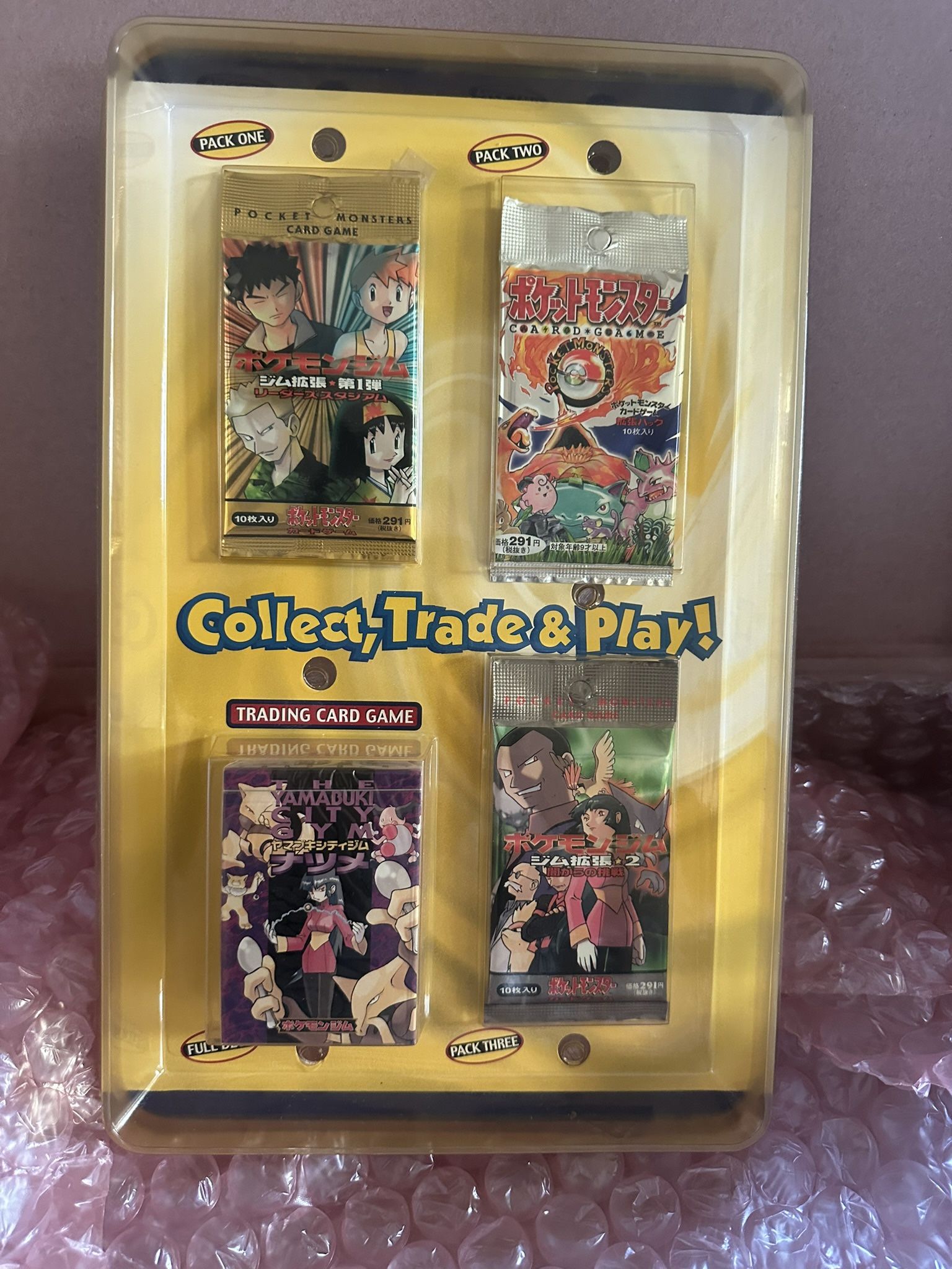 VINTAGE POKEMON HISTORY - Costco exclusive Japanese 3 pack - 1999