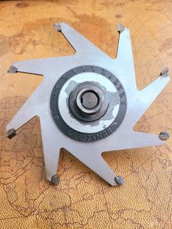 Craftsman 7" 8 Tooth Carbide Tip Adjustable Wobble Dado Blade With ⅝" Shopsmith Arbor And Set Screw - OBO