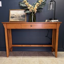 Wood Console Table 