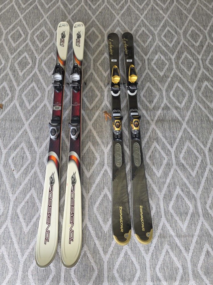 Rossignol Bandit 170 cm Snow Skis with salomon s9 look Bindings asking 200 oboDynastar exclusive 9 153 cm look Bindings asking 150 oboLocated in a