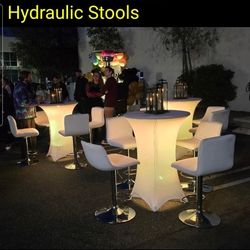 LED Cocktail Tables Stools 