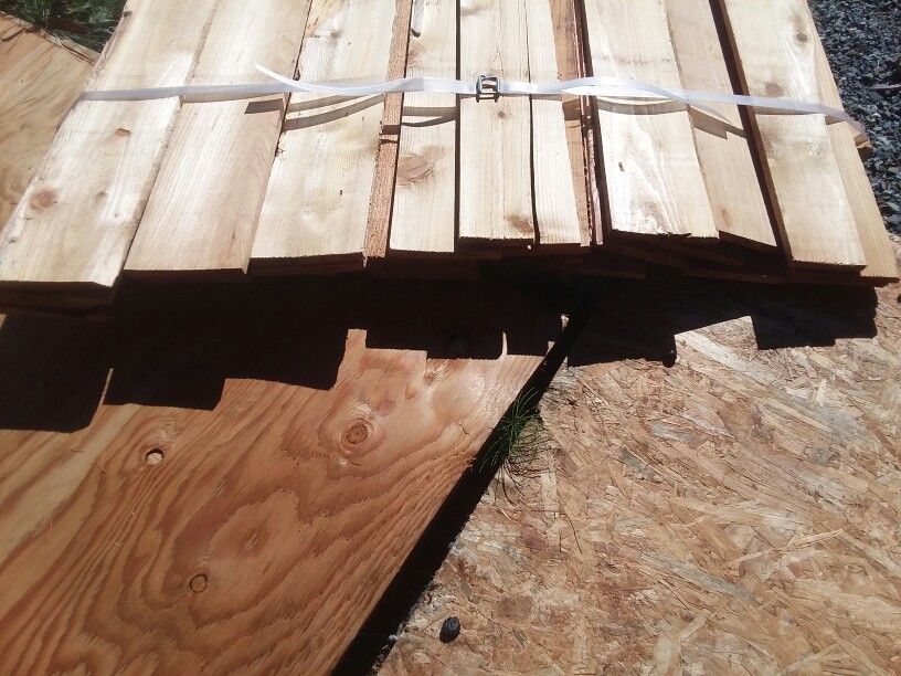 Cedar Fence Boards 5/8x6x6
