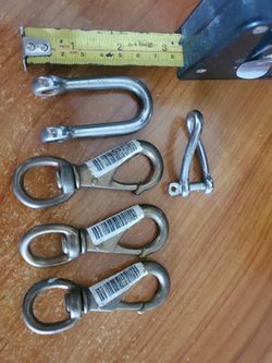 Brass & Stainless Marine-Grade  Clips. YES, THESE ARE AVAILABLE. 