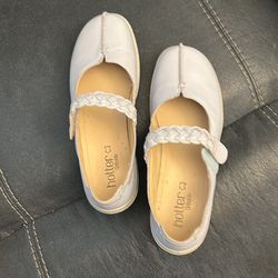 Women’s Light Blue Leather Shoes -