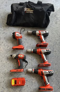 Black & Decker FireStorm 18V Cordless Tool Set
