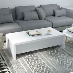 Wayfair White Wood Lift Top Coffee Table