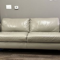 Leather Loveseat