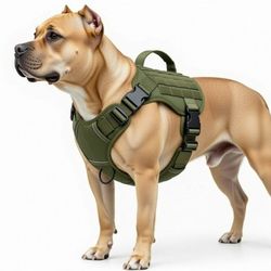 Tactical Dog Harness  Large,Green