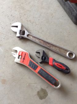 3 Wrenches, bottom one is a Black & Decker Automatic