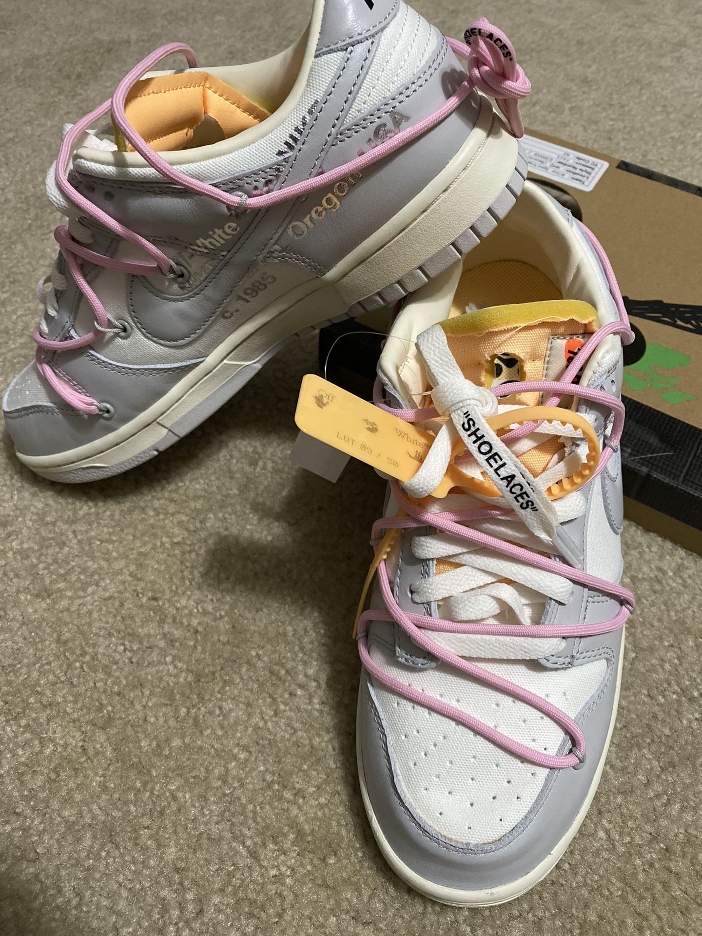 Off White Nike Dunks Lot #9 