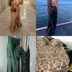 SELLING 3 PROMS DRESSES 