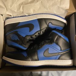 Air Jordan 1 Mid Royal Blue Ds Size 14