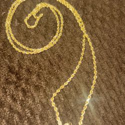 Diamond Cut Gold Chain 14k 8.3