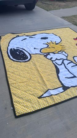 Snoopy & Woodstock Picnic Blanket