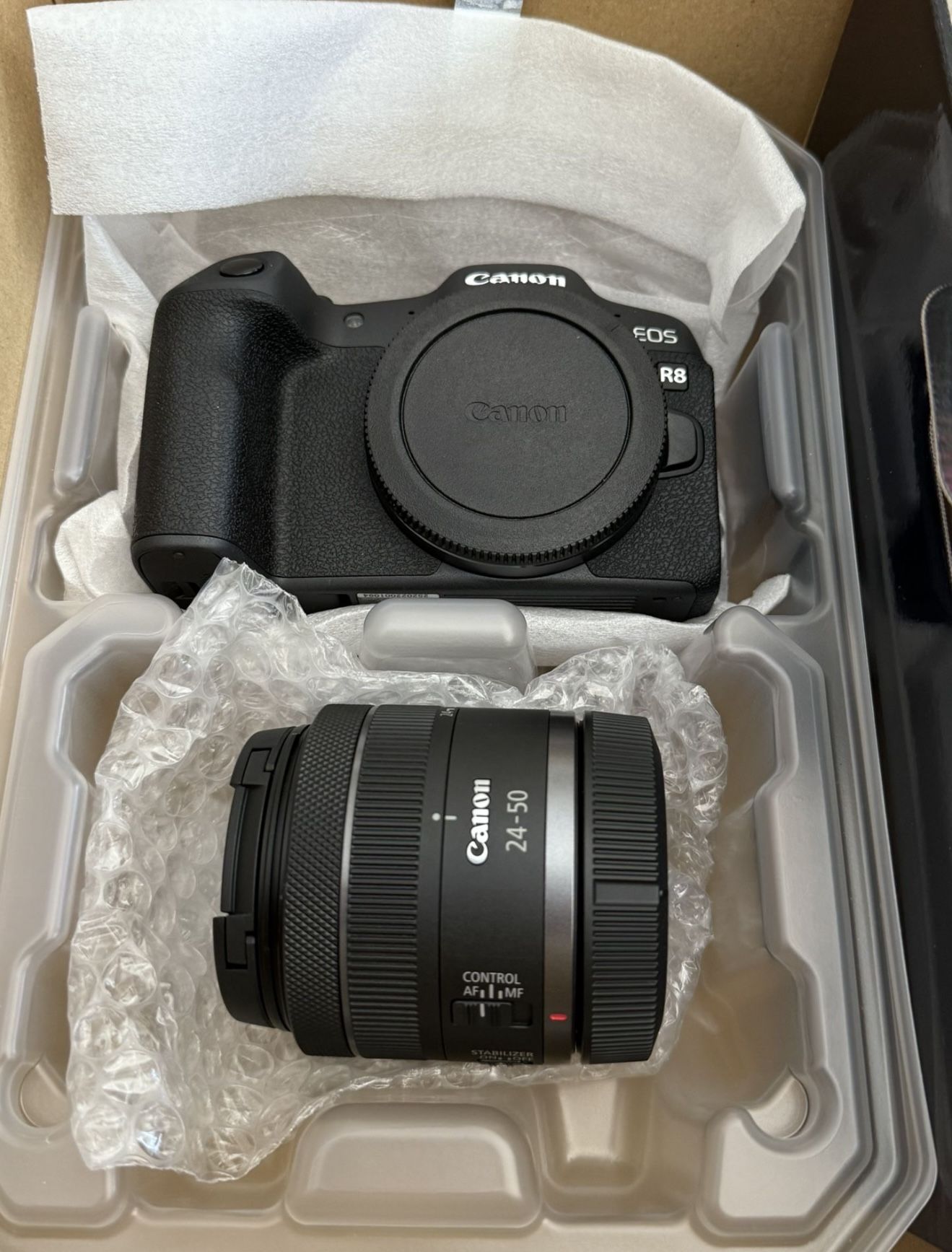 Canon EOS R8 24.2 Megapixel Full Frame Sensor Mirrorless Camera with Lens 24-50mm
