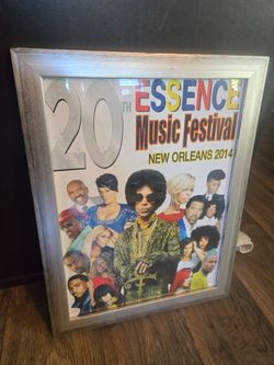 Vintage 20th Essence Music Festival Picture Frame