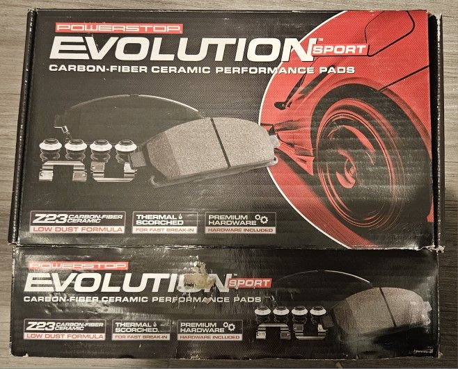 Z23 powerstop evaluation support brake pads