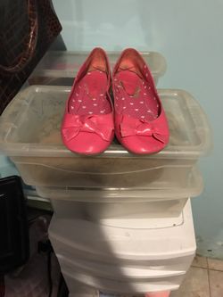 Pink flats size 7/8