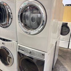 KENMORE ELITE • LG TROMM XL CAPACITY WASHER DRYER FRONT LOAD ELECTRIC SET FREE ATTACHMENTS DELIVERY WARRANTY 