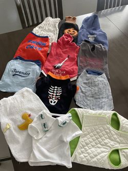 Lot Of 12 Small Dog Shirts