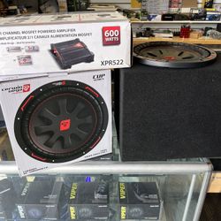 Full Subwoofer System For Car (Bundle)