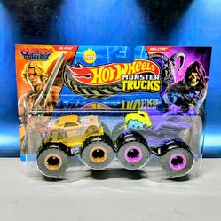 Hot Wheels Masters of The Universe Monster Trucks Demolition Doubles 1/64 Scale