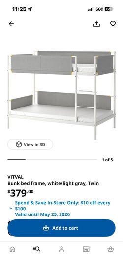 Litera (bunk bed frame twins)