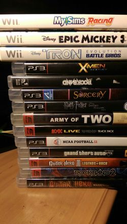 Ps3 and Wii games