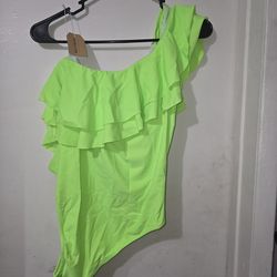 SMALL ONE SLEEVE WOMANS ONE PIECE SWIMWEAR '