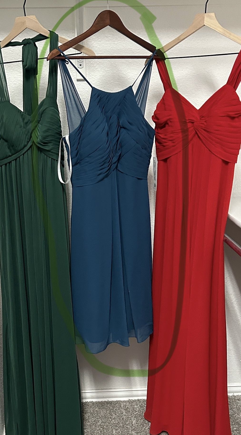 New Blue Azazie Dress Size 8